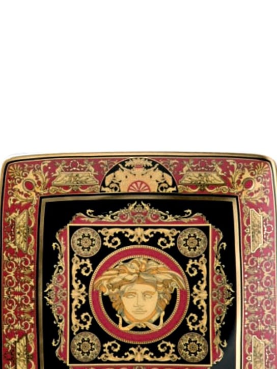 Versace: Ablage aus Porzellan "Medusa" - Rot/Gold - ecraft_1 | Luisa Via Roma