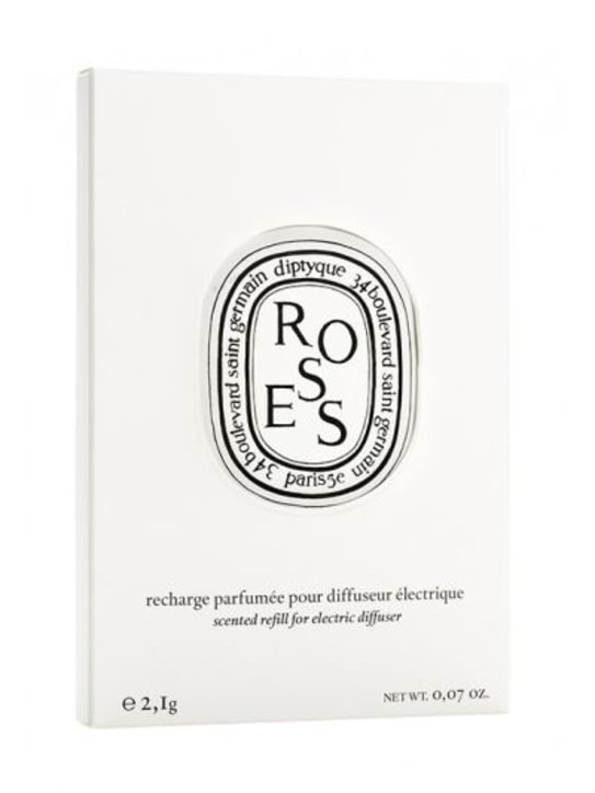 Diptyque: RECHARGE DE DIFFUSEUR "ROSES" 2,1 G - Transparent - beauty-men_0 | Luisa Via Roma