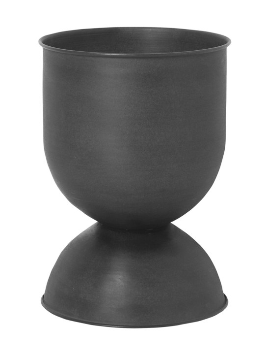 Ferm Living: Vaso piccolo invertibile Hourglass - Nero - ecraft_0 | Luisa Via Roma
