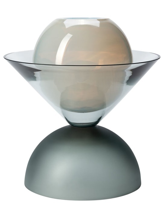 Visionnaire: Vaso Equilibri in vetro - Beige/Blu - ecraft_0 | Luisa Via Roma