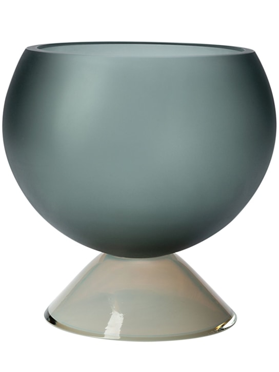 Visionnaire: Equilibri glass vase - Beige/Blue - ecraft_0 | Luisa Via Roma