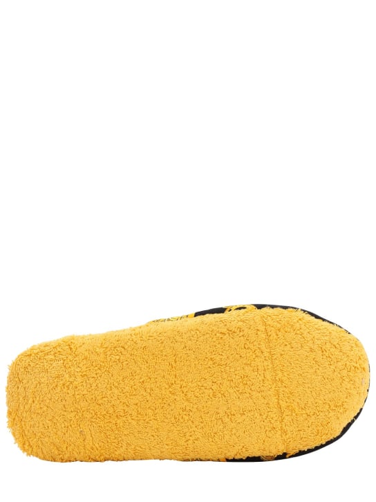 Versace: Barocco & Robe cotton slippers - Gold/Black - ecraft_4 | Luisa Via Roma