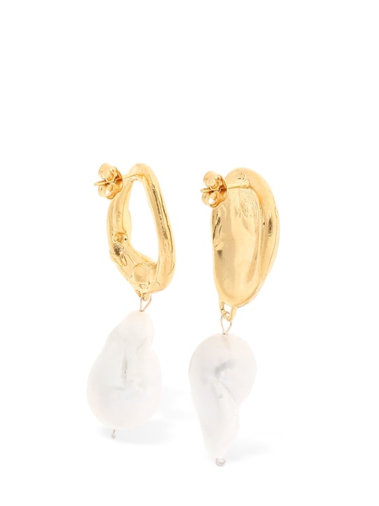 Alighieri: Orecchini The Infernal Storm - Oro/Perla - women_3 | Luisa Via Roma