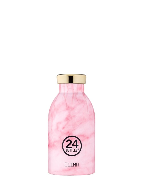 24bottles: 330ml Pink Marble Clima bottle - Pink - women_0 | Luisa Via Roma