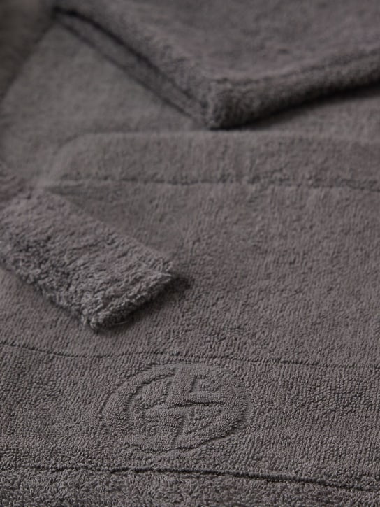 Armani/Casa: Dorotea cotton bathmat - Dark Grey - ecraft_1 | Luisa Via Roma