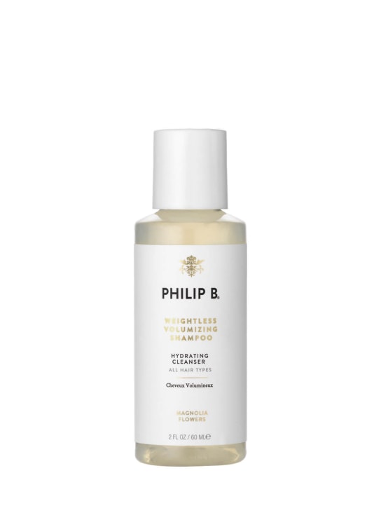 Philip B: Weightless Volumizing Shampoo 60ml - Trasparente - beauty-men_0 | Luisa Via Roma