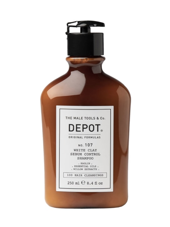 Depot: 250ml White clay sebum control shampoo - Durchsichtig - beauty-men_0 | Luisa Via Roma