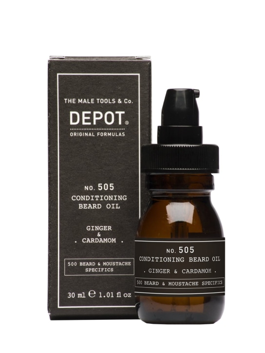Depot: Ginger & Cardamom Beard Oil 30 ml - Transparent - beauty-men_1 | Luisa Via Roma