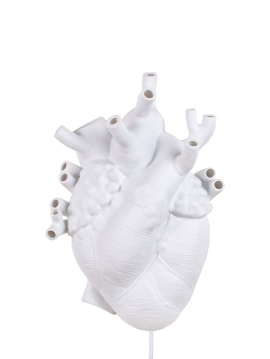 Seletti: Heart porcelain lamp - White - ecraft_0 | Luisa Via Roma
