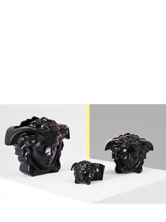 Versace: Medusa porcelain box - Black - ecraft_1 | Luisa Via Roma