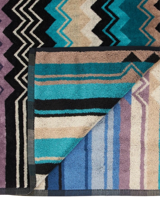 Missoni Home: Set de 5 toallas Giacomo de algodón - Azul/Multicolor - ecraft_1 | Luisa Via Roma