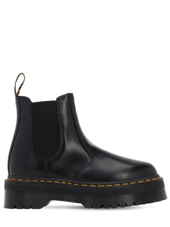 Dr.Martens: 50mm 2976 Quad leather Chelsea boots - Black - women_0 | Luisa Via Roma