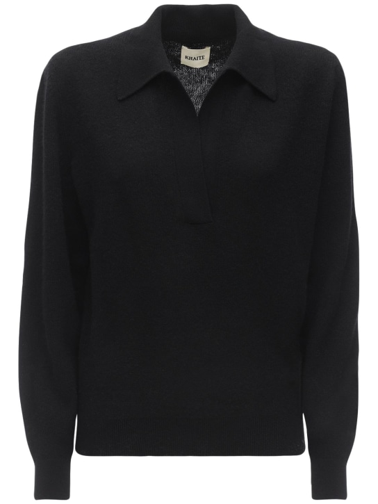 Khaite: Joe cashmere sweater - Black - women_0 | Luisa Via Roma
