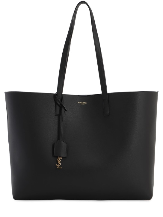 Saint laurent leather shopping bag - Saint Laurent - Women | Luisaviaroma