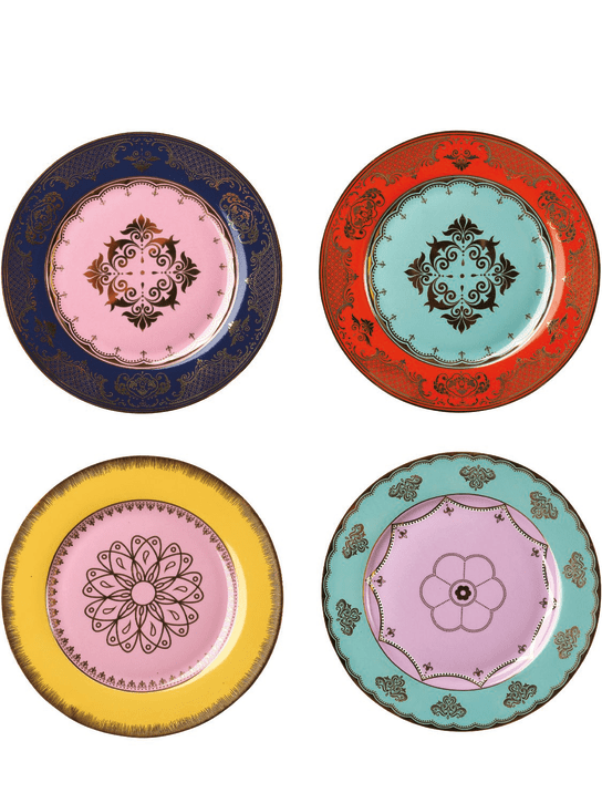 Polspotten: Set of 4 grandpa side plates - ecraft_0 | Luisa Via Roma