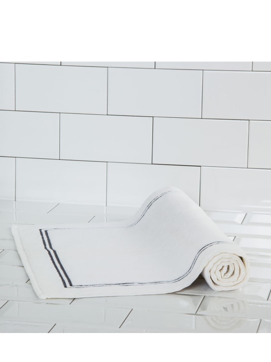 Frette: Hotel classic bath mat - Beyaz/Gri - ecraft_1 | Luisa Via Roma