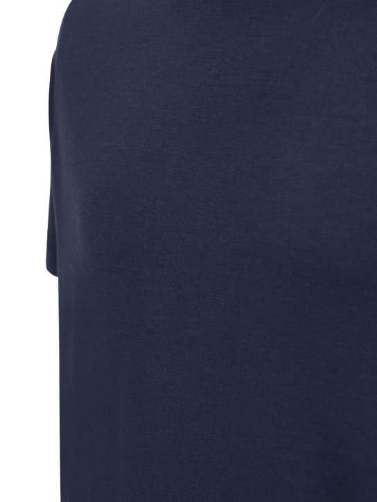 Loro Piana: Silk & cotton soft jersey t-shirt - men_1 | Luisa Via Roma