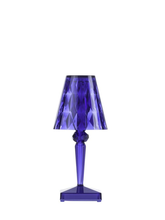 Kartell: Battery table lamp - Blue - ecraft_0 | Luisa Via Roma