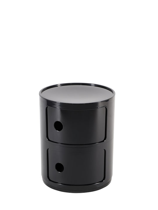 Kartell: Componibili container - Black - ecraft_0 | Luisa Via Roma