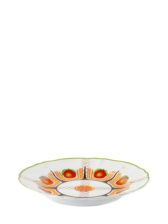 Bitossi Home: Orange porcelain dinner plate - Multicolor - ecraft_1 | Luisa Via Roma