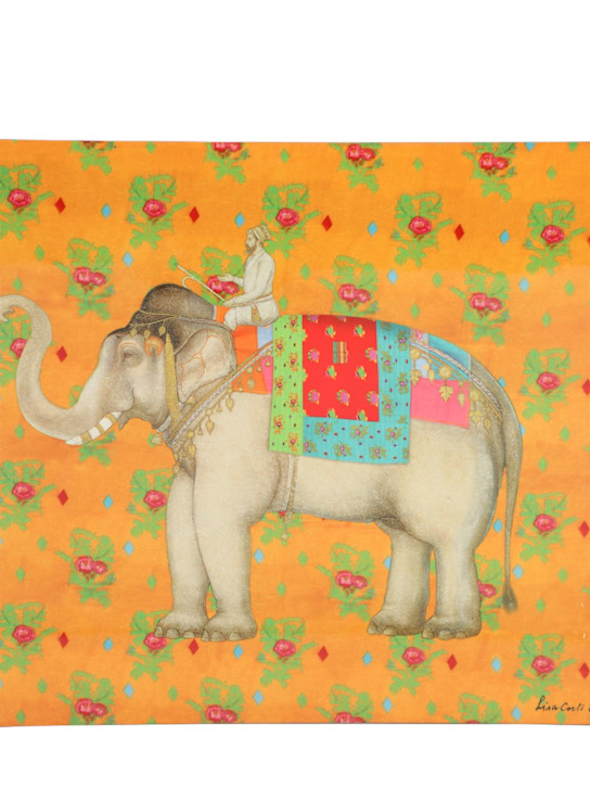 LISA CORTI: Ololay elephant lacquered cork placemat - ecraft_1 | Luisa Via Roma