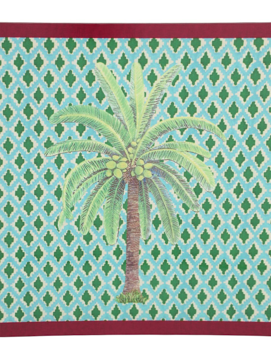 LISA CORTI: Hima palm lacquered cork placemat - ecraft_1 | Luisa Via Roma