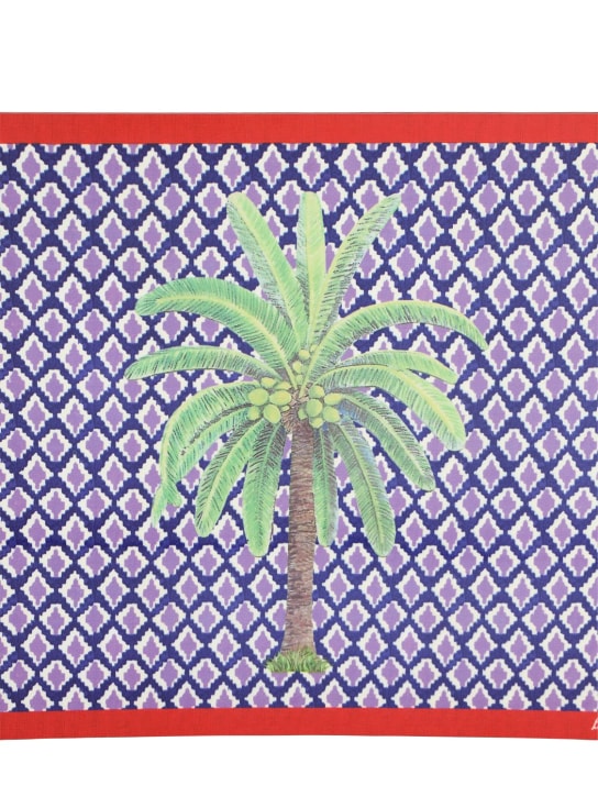 LISA CORTI: Hima palm lacquered cork placemat - ecraft_1 | Luisa Via Roma