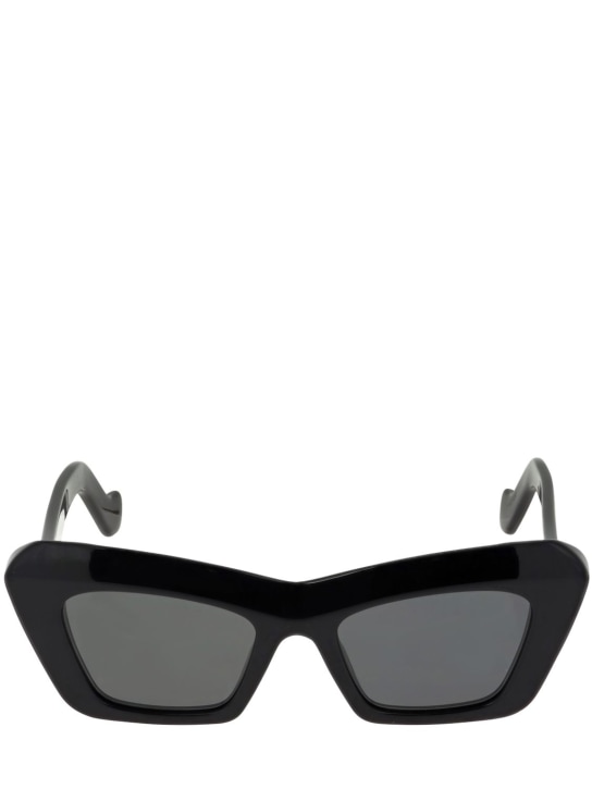 Loewe: Bold cat-eye acetate sunglasses - Siyah - women_0 | Luisa Via Roma