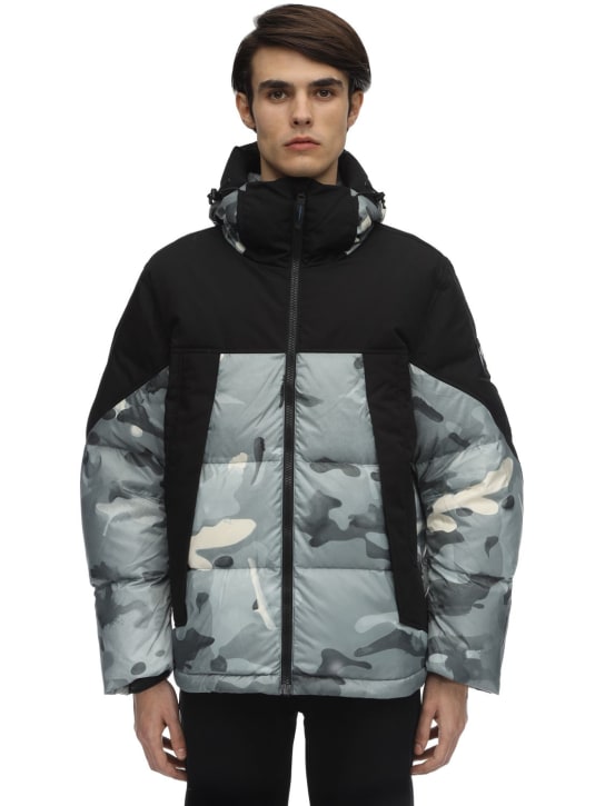 Element X Griffin: CHAQUETA DE PLUMAS "LVR EXCLUSIVE BASE CAMP" - Multicolor - men_0 | Luisa Via Roma