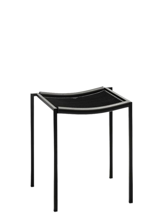 Zeus: Low metal stool - Black - ecraft_0 | Luisa Via Roma