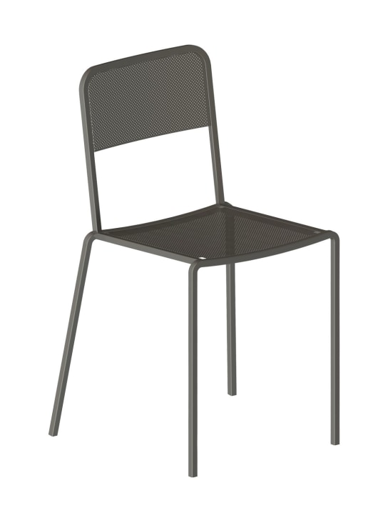 Zeus: Ginger stackable chair - Grey - ecraft_0 | Luisa Via Roma