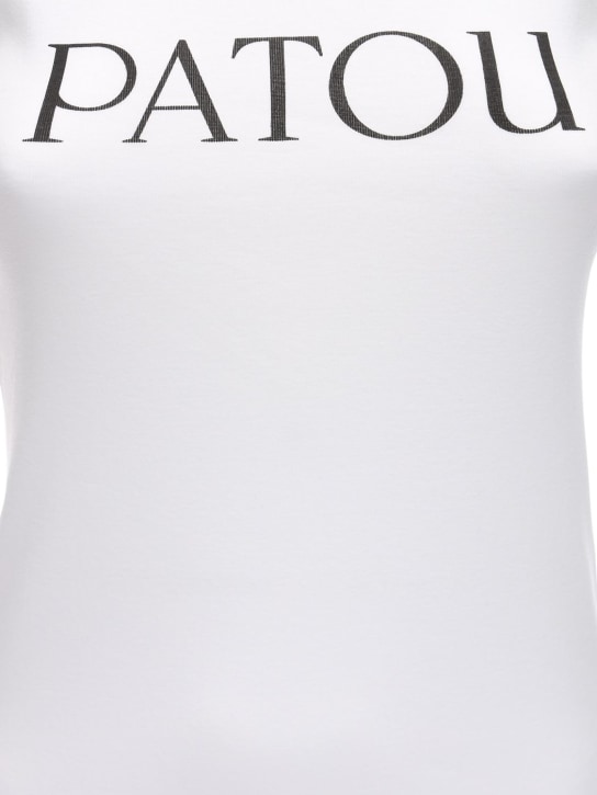 Patou: Tank top in jersey di cotone - women_1 | Luisa Via Roma