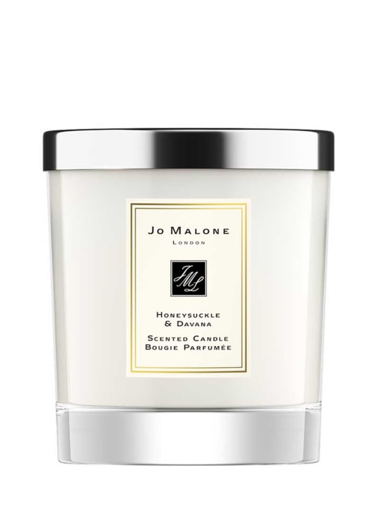 Jo Malone London: 200gr Honeysuckle & davana candle - Transparent - beauty-men_0 | Luisa Via Roma