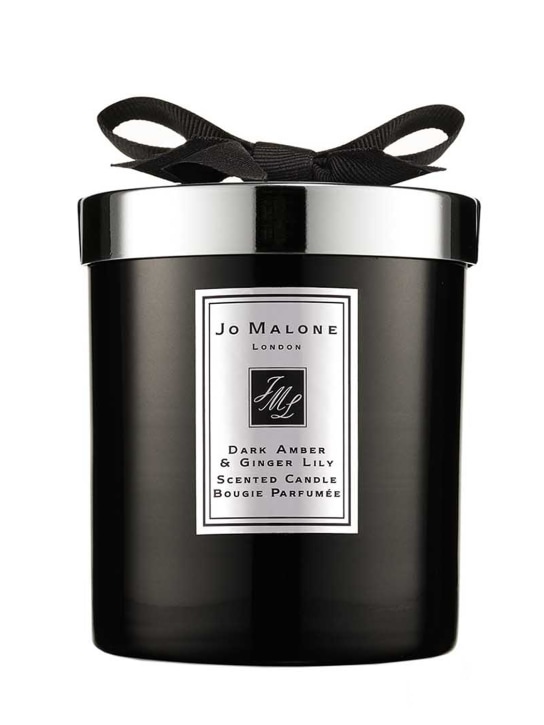 Jo Malone London: 200gr Dark amber & ginger lily candle - Transparent - beauty-men_0 | Luisa Via Roma