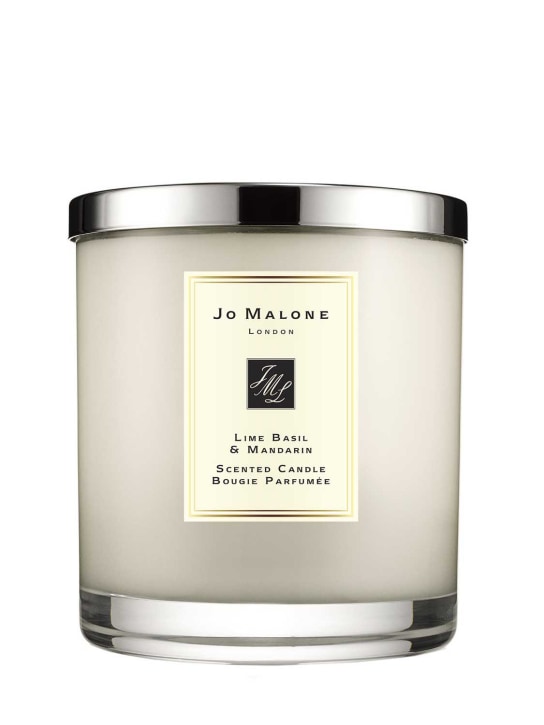 Jo Malone London: 600gr Lime basil & mandarin candle - Transparent - beauty-women_0 | Luisa Via Roma