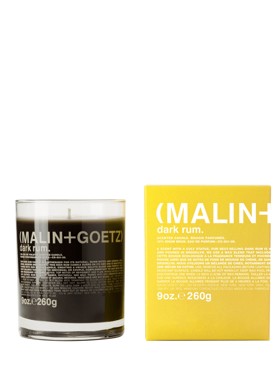 Malin + Goetz: Bougie Dark Rum 260 g - Transparent - beauty-men_1 | Luisa Via Roma