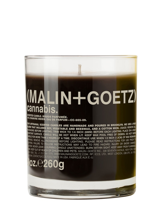 Malin + Goetz: 255gr Cannabis Candle - Transparent - beauty-men_0 | Luisa Via Roma