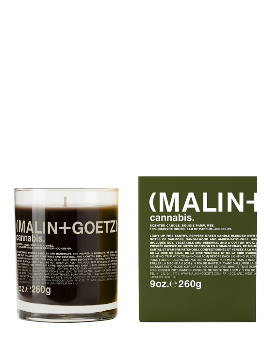 Malin + Goetz: Bougie Cannabis 255 g - Transparent - beauty-men_1 | Luisa Via Roma