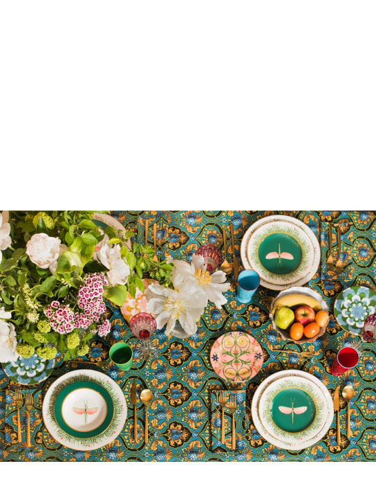 La Double J: Set of 2 Libellula dessert plates - Green - ecraft_2 | Luisa Via Roma