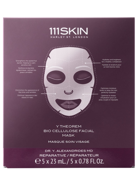 111skin: Máscaras faciales Five Y Theorem Biocellulose - Transparente - beauty-men_1 | Luisa Via Roma