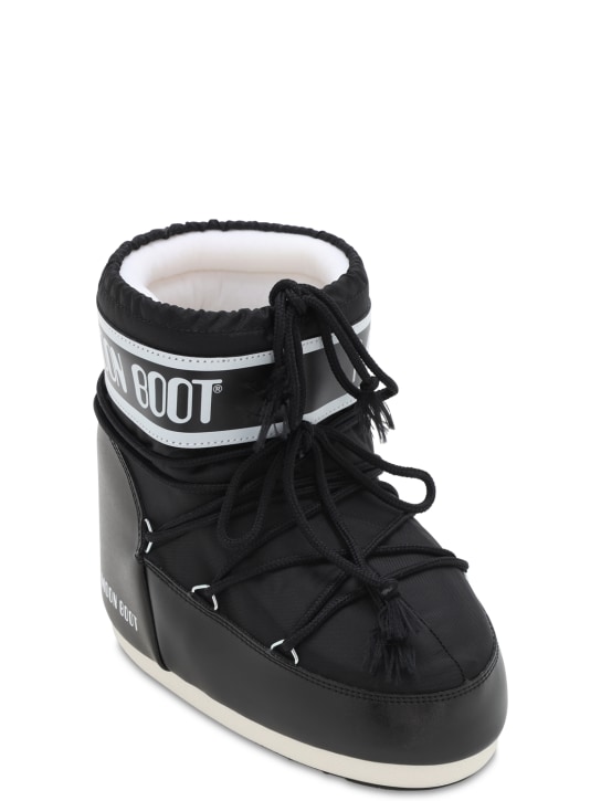 Moon Boot: Logo waterproof nylon low Moon Boots - men_2 | Luisa Via Roma