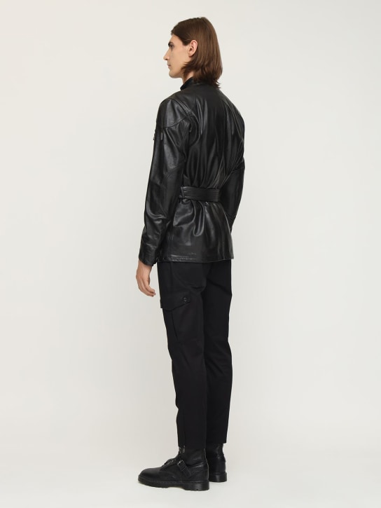 Belstaff: Trialmaster Panther 2.0 leather jacket - men_2 | Luisa Via Roma