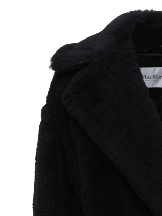 Max Mara: Abrigo largo de lana - Negro - women_1 | Luisa Via Roma
