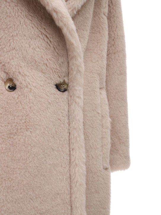 Max Mara: Tedgirl alpaca blend long coat - Cacha - women_1 | Luisa Via Roma
