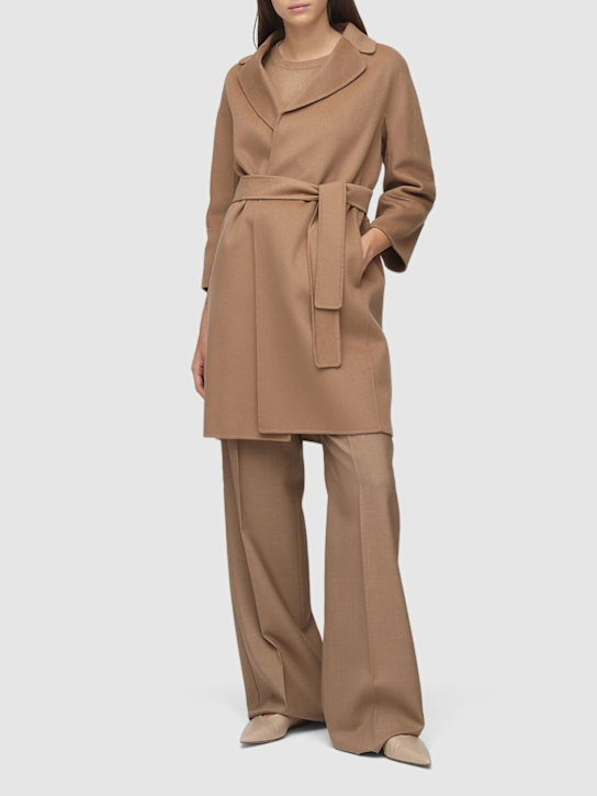 'S Max Mara: Arona wool coat - women_1 | Luisa Via Roma