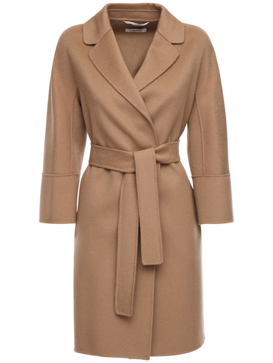 'S Max Mara: Arona wool coat - women_0 | Luisa Via Roma