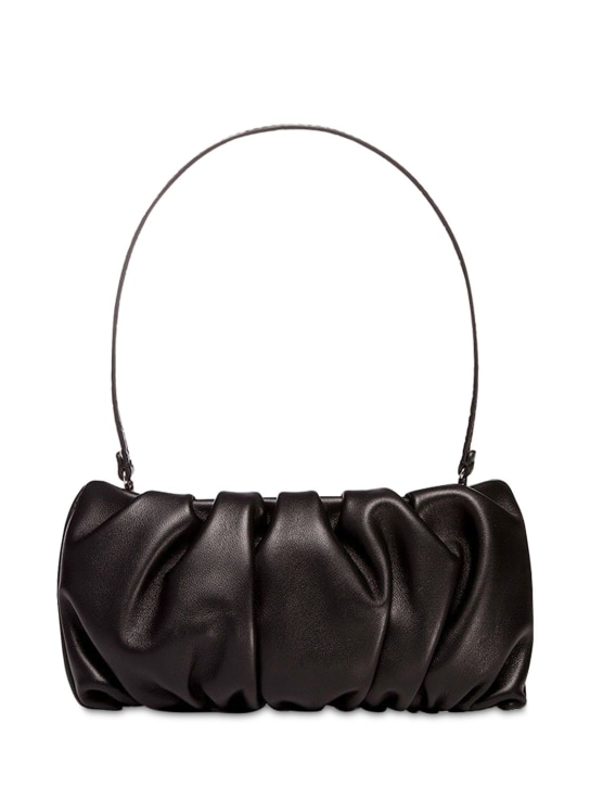 Staud: Bean leather shoulder bag - Black - women_0 | Luisa Via Roma
