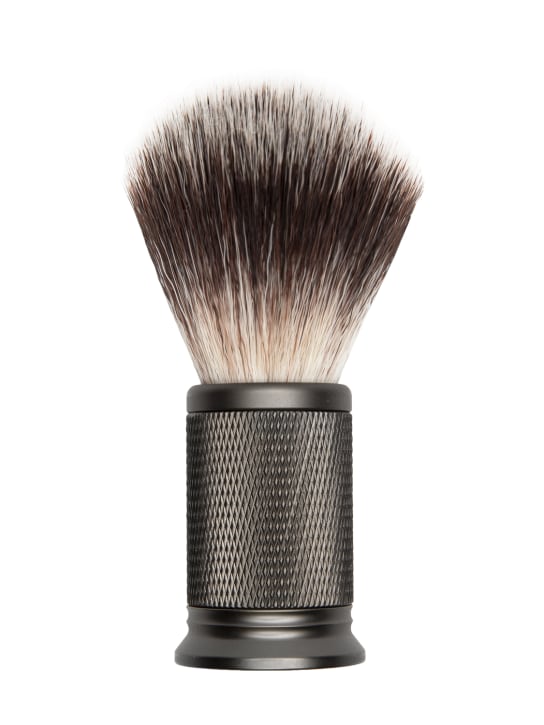 Depot: 734 Vintage anthracite shaving brush - Grey - beauty-men_0 | Luisa Via Roma