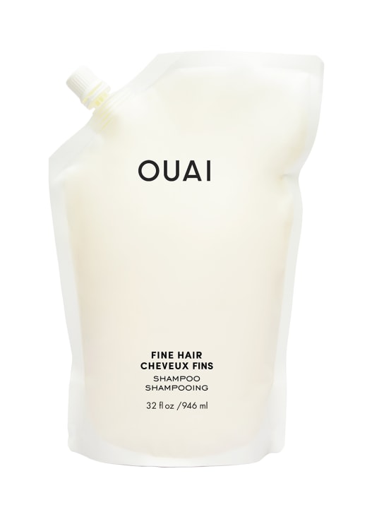 OUAI: Fine Hair Shampoo Refill 946 ml - Transparent - beauty-men_0 | Luisa Via Roma
