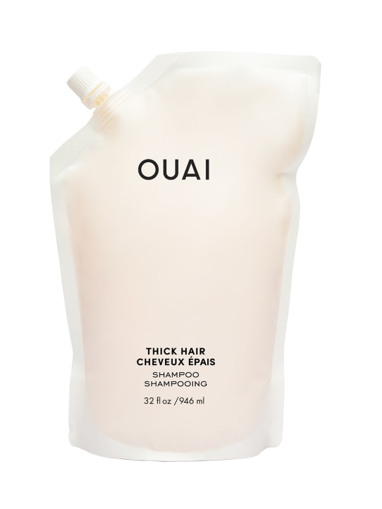 OUAI: 946ml Thick hair shampoo refill - Transparent - beauty-women_0 | Luisa Via Roma